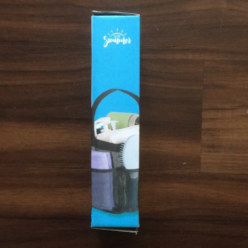 Mesh Shower Caddy Basket Quick Dry Tote College Toiletry Swim Pool Gym Bath Dorm